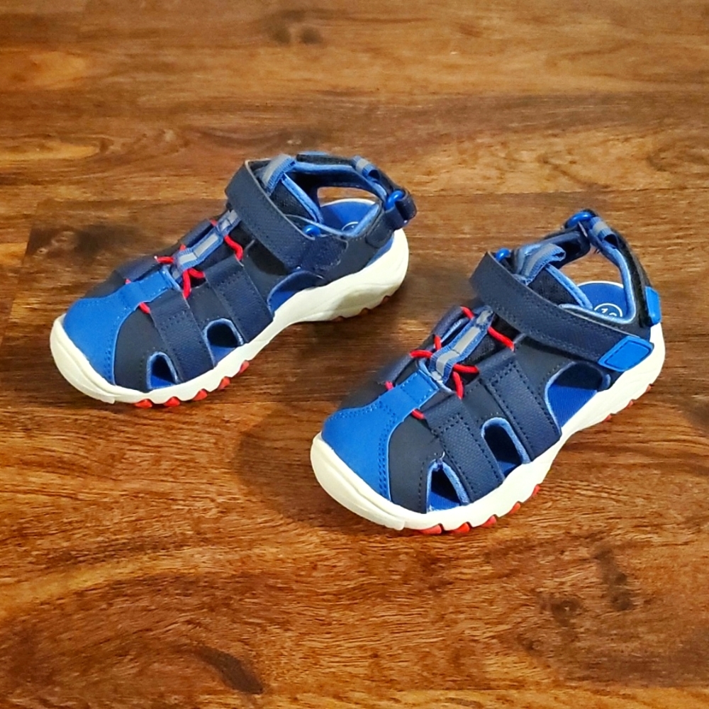 Cat & Jack Velcro Sandals 10c